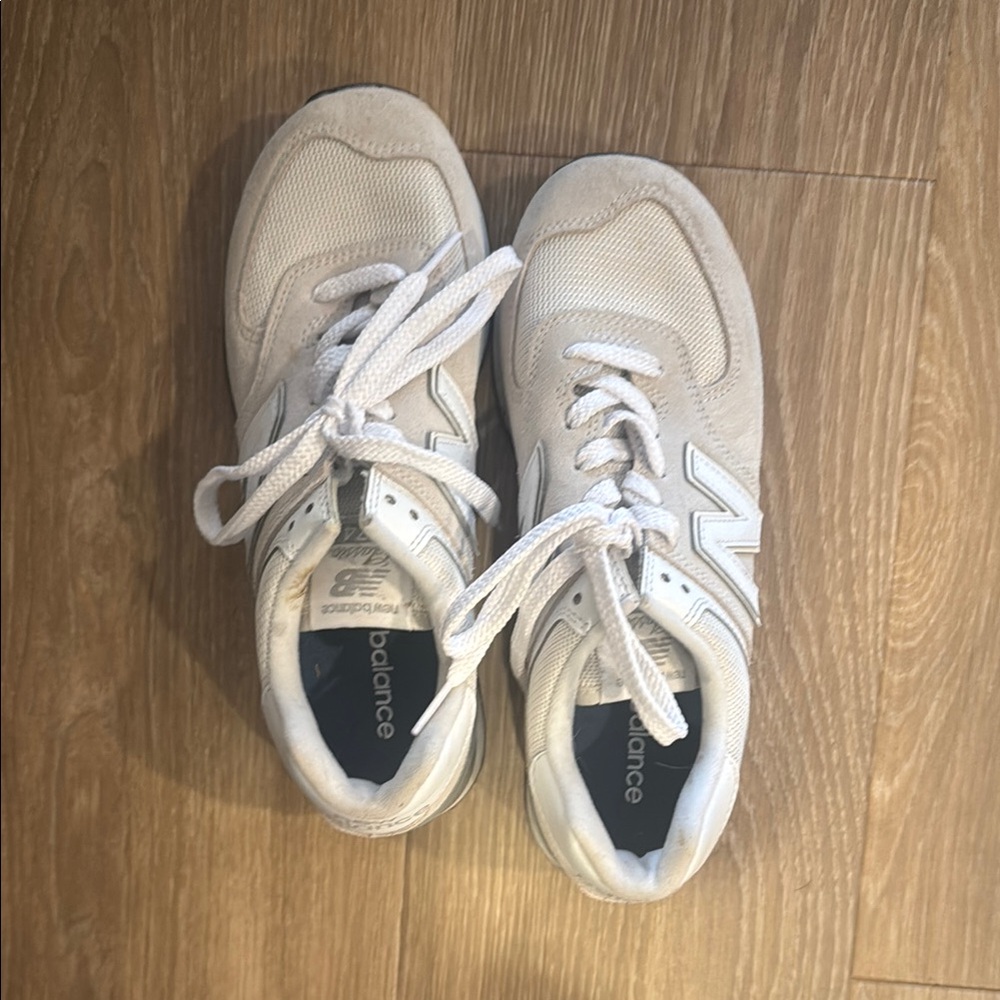 New Balance Off-White Athletic Shoes